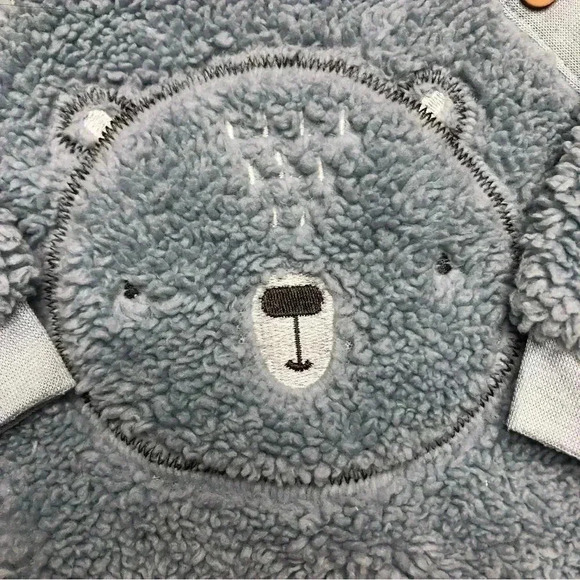 Rene Rofe Baby Sweatshirt Blue Bear  Size 0-3 Months - Picture 3 of 16